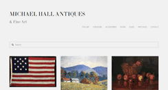 Desktop Screenshot of michaelhallantiques.com